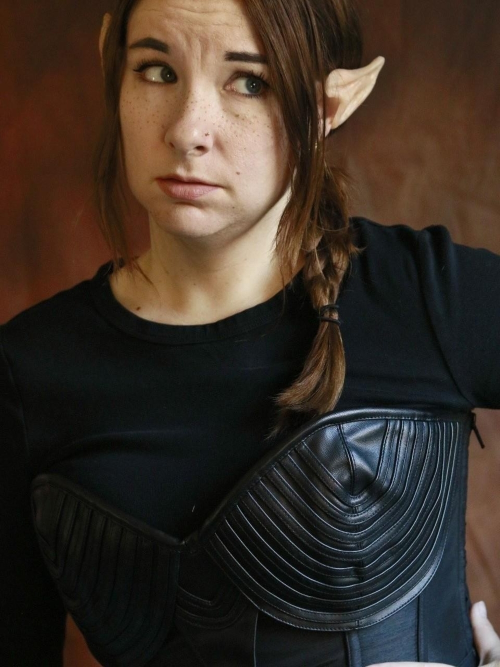 Black Strapped Corset - Picture 4 of 4